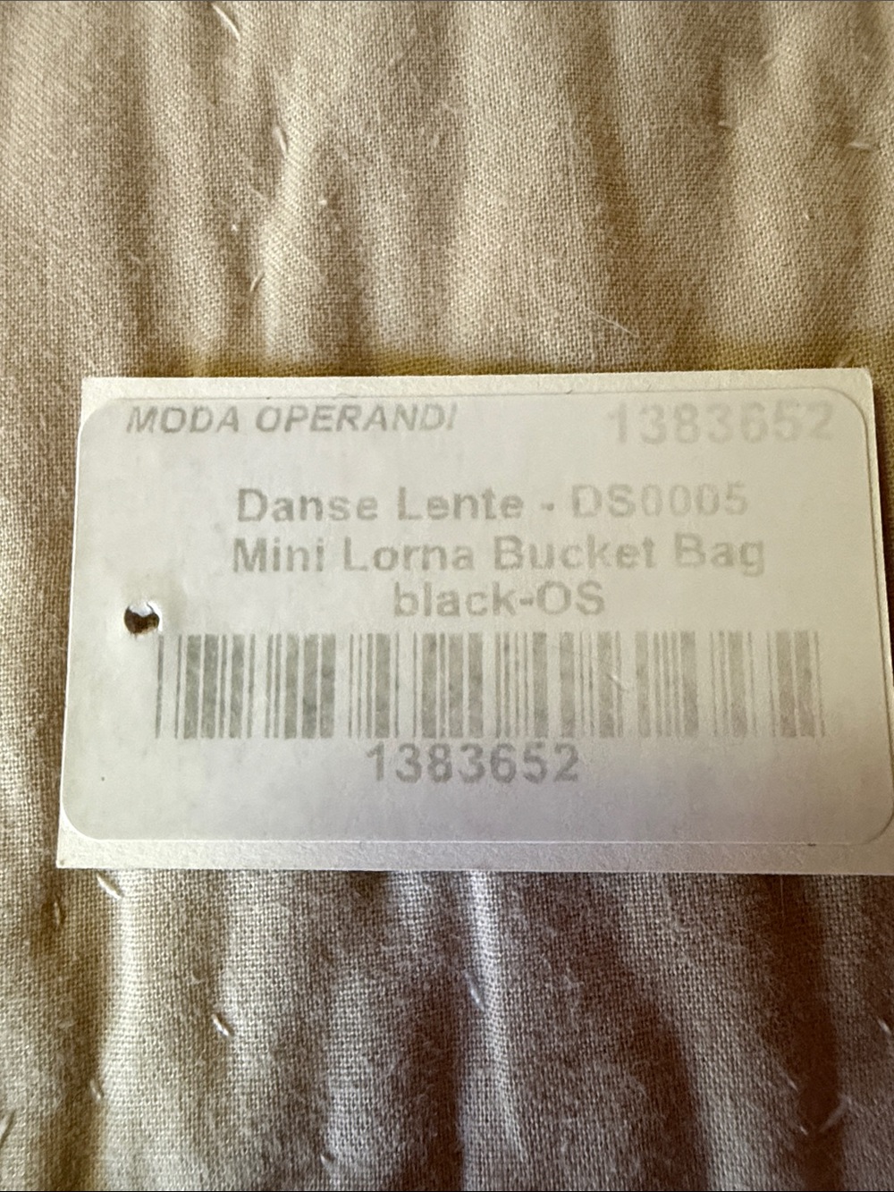 Danse Lente London Lorna Bucket Bag DS0005 Black Leather NWT w/ Strap & Dust Bag - Picture 5 of 5